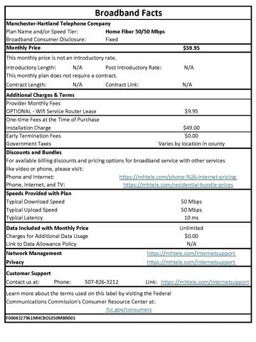 Internet Only Pricing